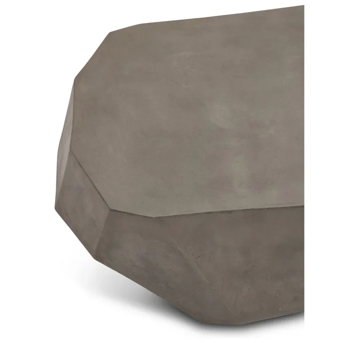 PRITI Kristal Concrete Geometric Coffee Table