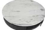 PRITI COFFEE TABLE MARBLE 90X90X42 GREY