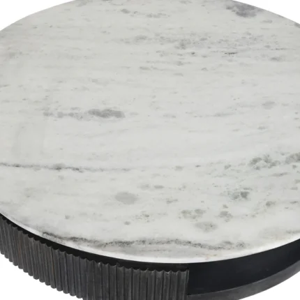 PRITI COFFEE TABLE MARBLE 90X90X42 GREY