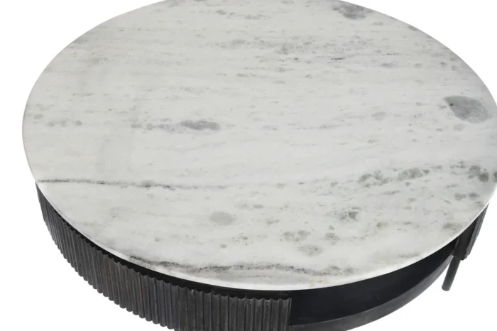 PRITI COFFEE TABLE MARBLE 90X90X42 GREY