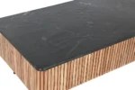 PRITI COFFEE TABLE WOOD MARBLE 115X65X45