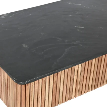 PRITI COFFEE TABLE WOOD MARBLE 115X65X45