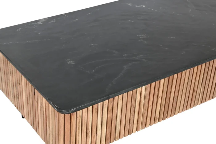 PRITI COFFEE TABLE WOOD MARBLE 115X65X45