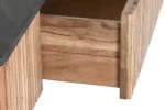 PRITI COFFEE TABLE WOOD MARBLE 115X65X45