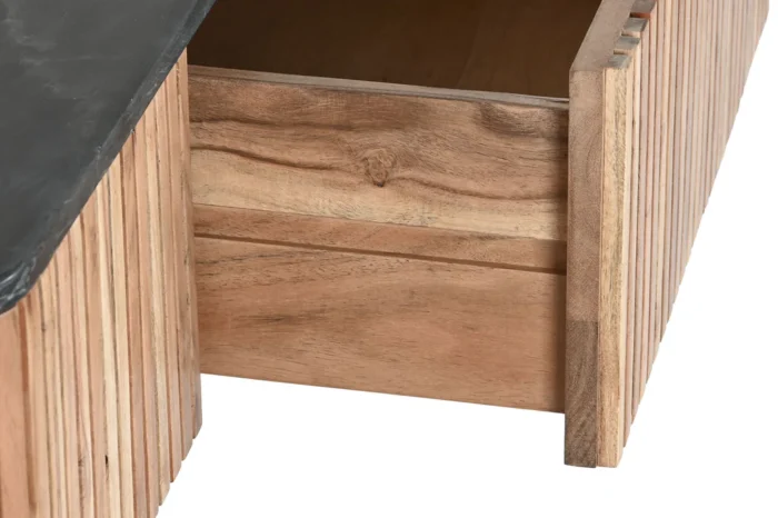 PRITI COFFEE TABLE WOOD MARBLE 115X65X45