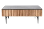 PRITI COFFEE TABLE WOOD MARBLE 115X65X45