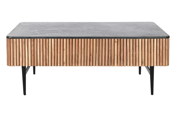 PRITI COFFEE TABLE WOOD MARBLE 115X65X45