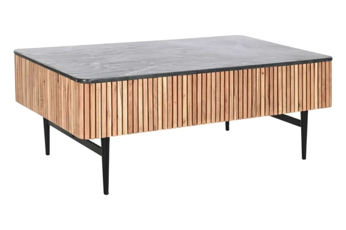 PRITI COFFEE TABLE WOOD MARBLE 115X65X45