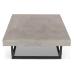 PRITI Miami Concrete Square Coffee Table