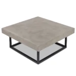 PRITI Miami Concrete Square Coffee Table