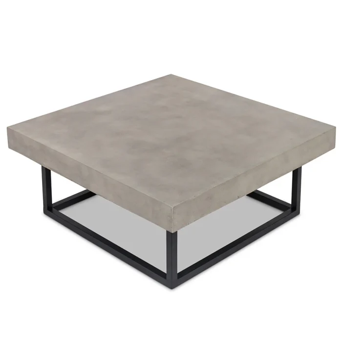 PRITI Miami Concrete Square Coffee Table