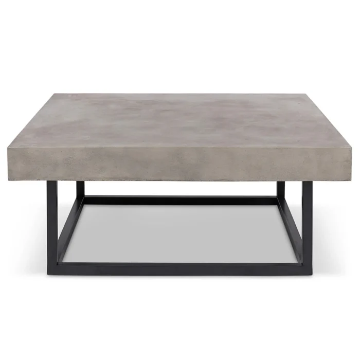 PRITI Miami Concrete Square Coffee Table