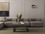PRITI Miami Concrete Square Coffee Table