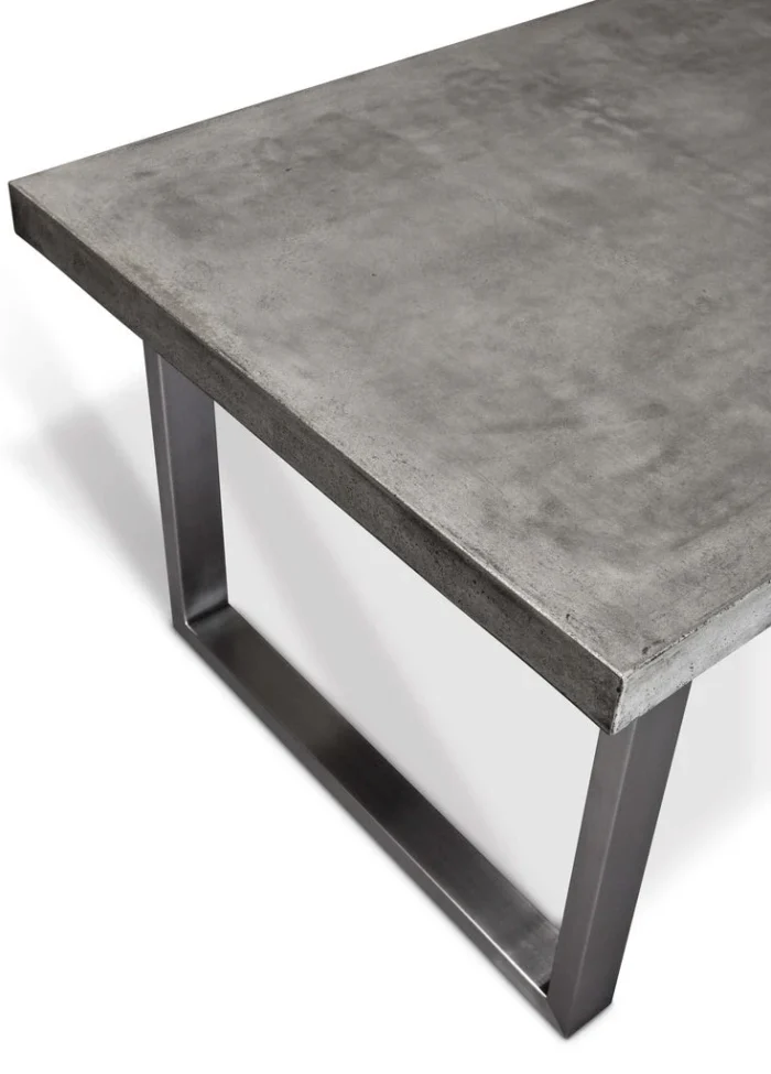 PRITI Miller Concrete Rectangular Dining Table