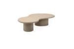 PRITI Contemporary Organic Natural Plaster Ovum Coffee Table 170cm