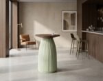 PRITI Nimbus Wood Side Table