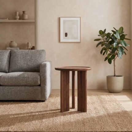 PRITI Side Table for Living Room (Solid Wood )