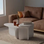 PRITI Riviera Concrete Nesting Coffee Table Set