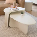 PRITI Riviera Concrete Nesting Coffee Table Set