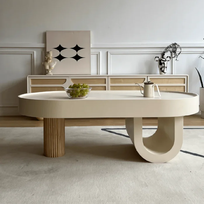 PRITI Cream Coffee Table