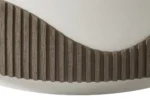 PRITI Round Coffee Table - White Outdoor Coffee Table