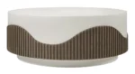 PRITI Round Coffee Table - White Outdoor Coffee Table