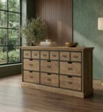 Two industrial storage sideboard