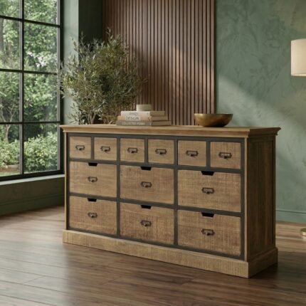 Two industrial storage sideboard