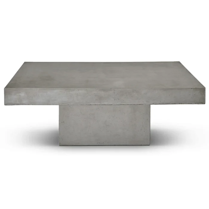 PRITI Una Concrete Outdoor Rectangular Coffee Table
