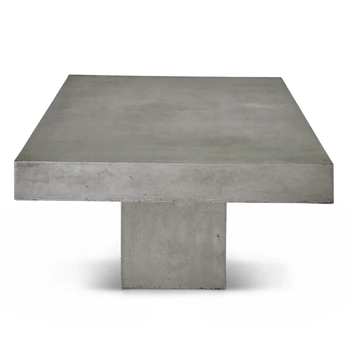 PRITI Una Concrete Outdoor Rectangular Coffee Table