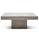 PRITI Una Concrete Outdoor Square Coffee Table