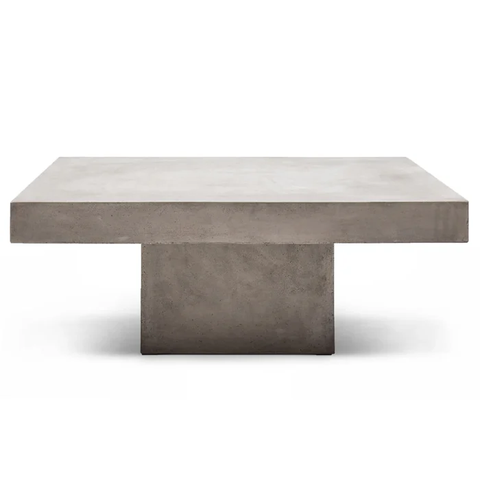 PRITI Una Concrete Outdoor Square Coffee Table