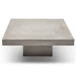 PRITI Una Concrete Outdoor Square Coffee Table