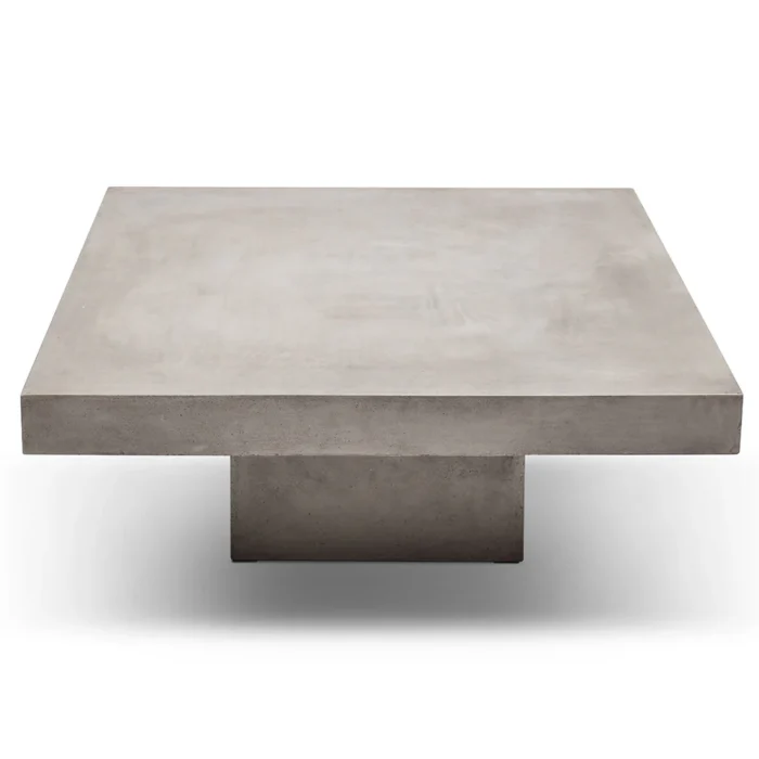 PRITI Una Concrete Outdoor Square Coffee Table