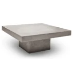 PRITI Una Concrete Outdoor Square Coffee Table