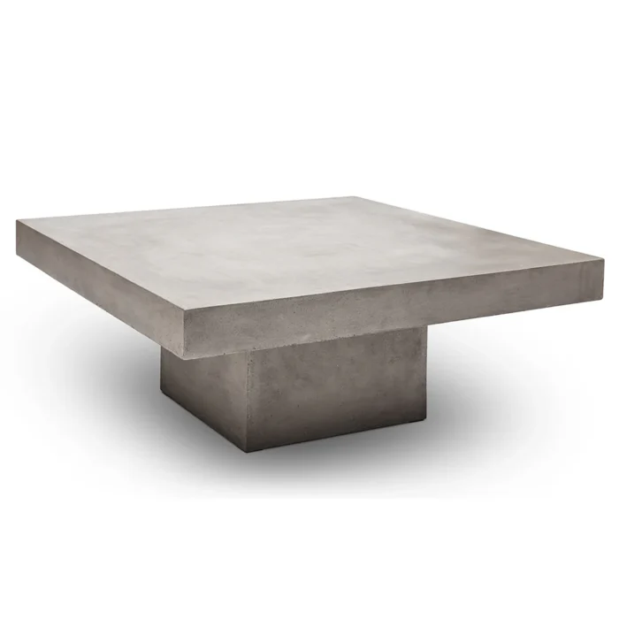 PRITI Una Concrete Outdoor Square Coffee Table