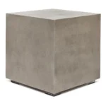 PRITI Bloc Concrete Outdoor Square End Table