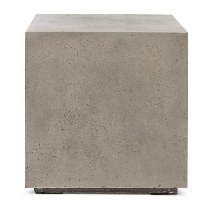 PRITI Bloc Concrete Outdoor Square End Table