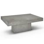 PRITI Una Concrete Outdoor Rectangular Coffee Table