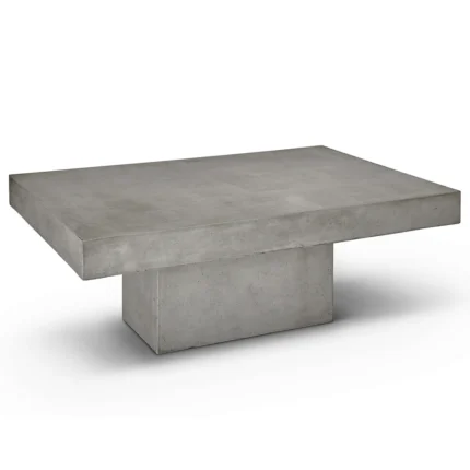PRITI Una Concrete Outdoor Rectangular Coffee Table