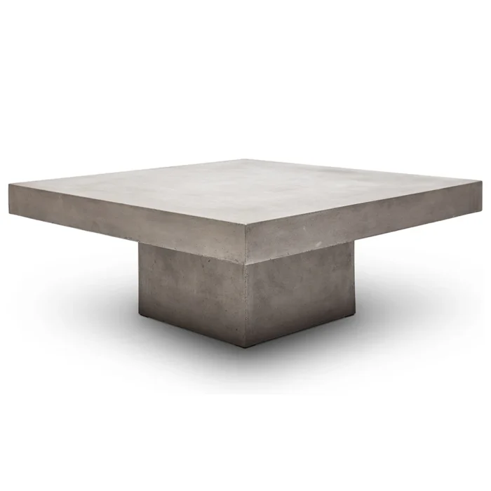 PRITI Una Concrete Outdoor Square Coffee Table