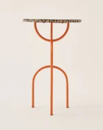 PRITI Woodpecker Side Table | Wood End Table for Living Room | Modern Coffee Table