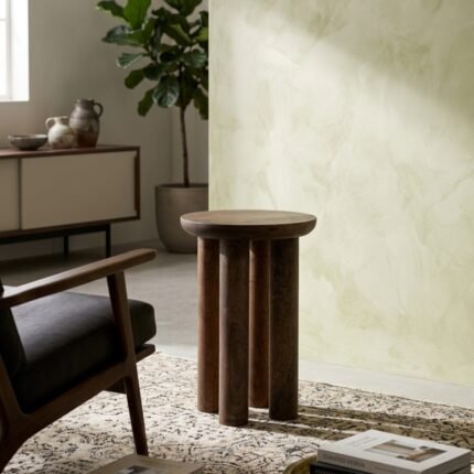 PRITI SIDE TABLE DARK BROWN