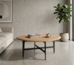 PRITI Brown Small Coffee Table