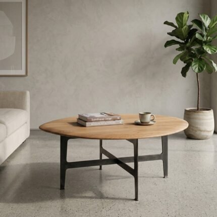 PRITI Brown Small Coffee Table