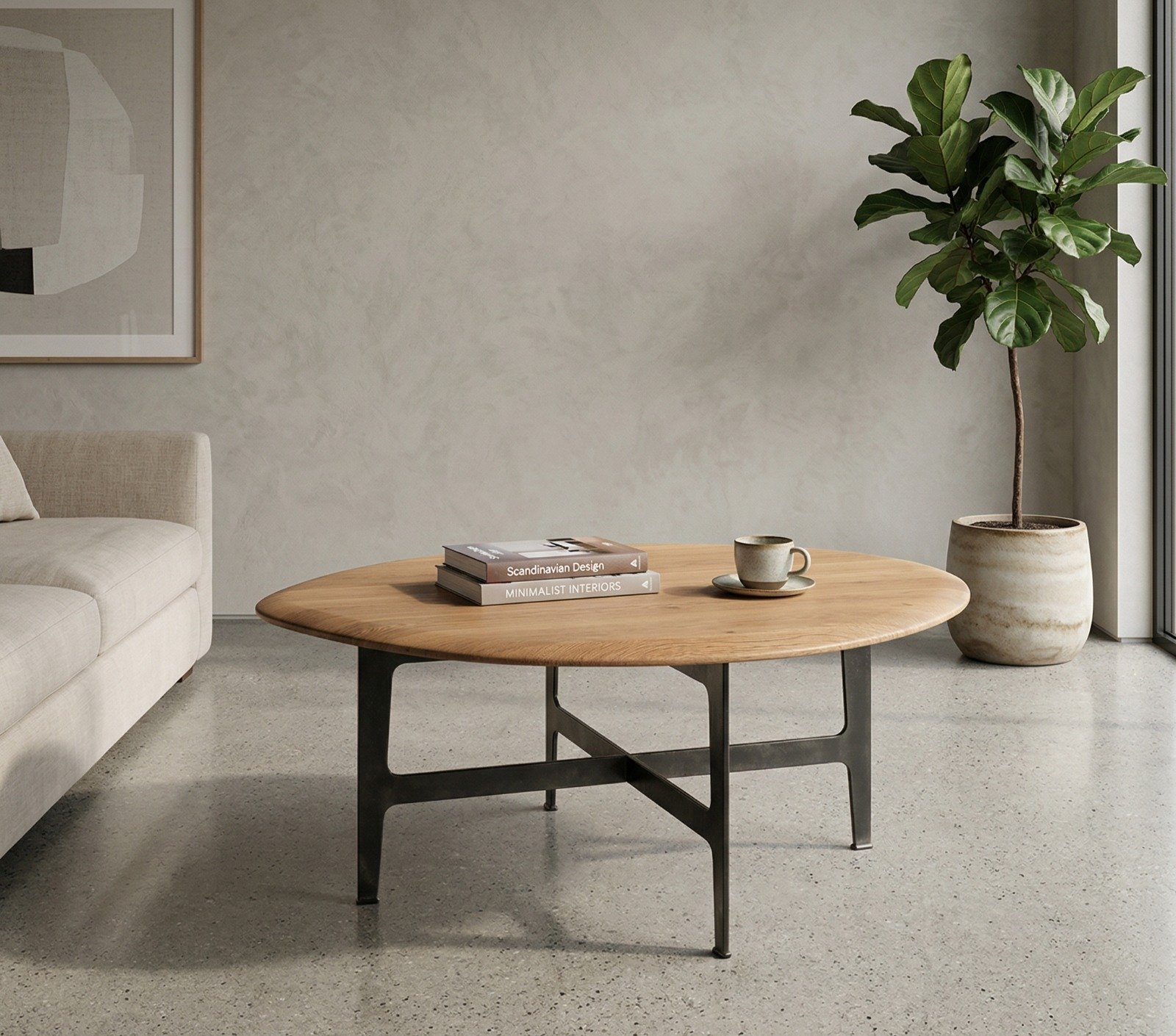 PRITI Brown Small Coffee Table PRITI Brown Small Coffee Table