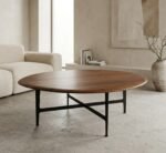 PRITI Large Wooden Coffee Table (Solid Wood )