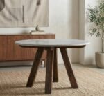 PRITI Round Coffee Table in Marble