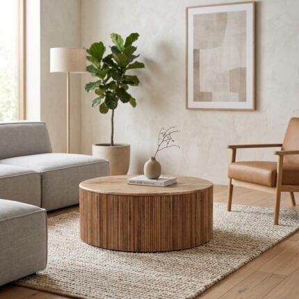 PRITI Wooden Central Desk