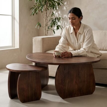 PRITI Mushroom Coffee Table Set